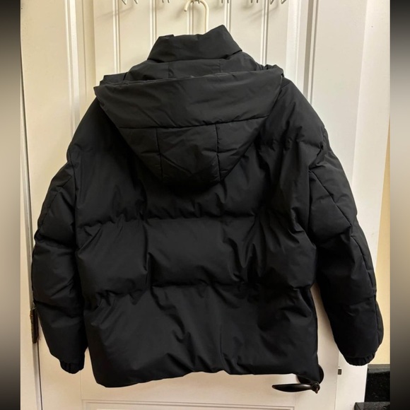 Zara Oversized Hooded Quilted Jacket - Size S - Picture 3 of 4